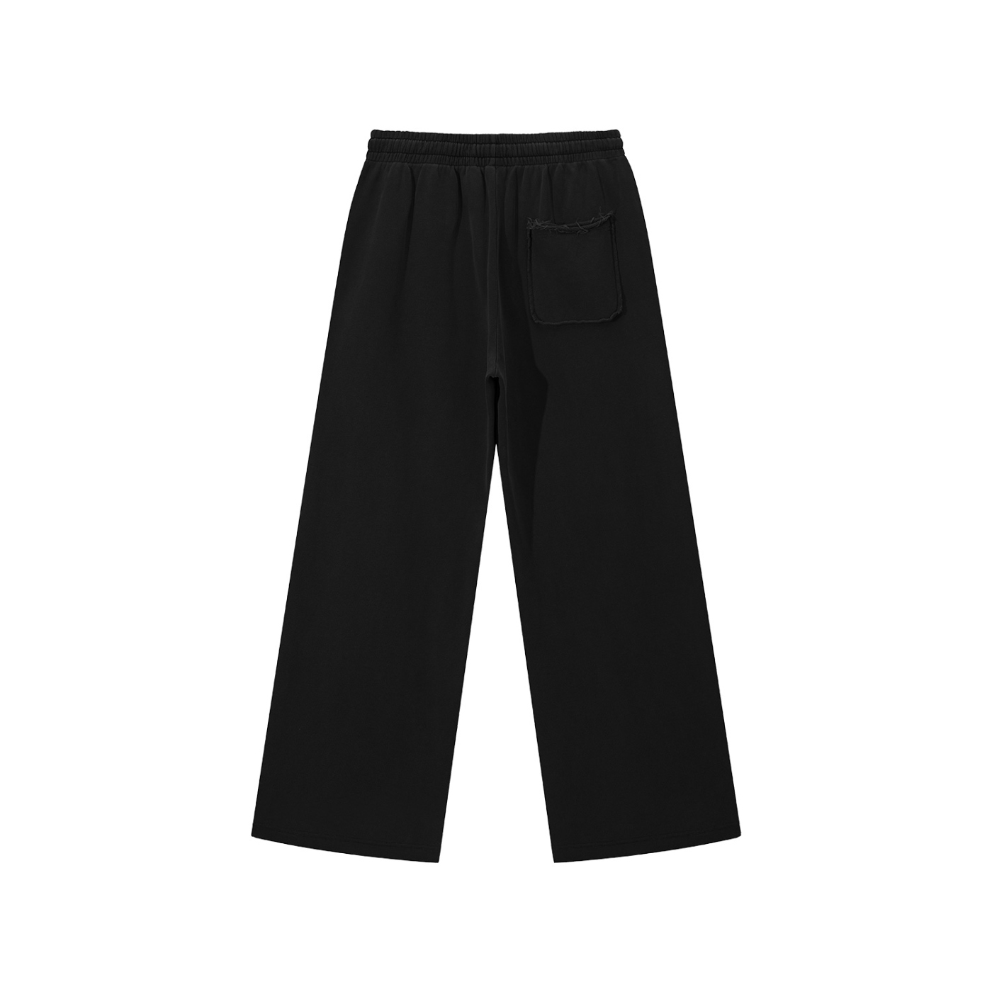 Greek Snow Washed Raw Edge Sweatpants