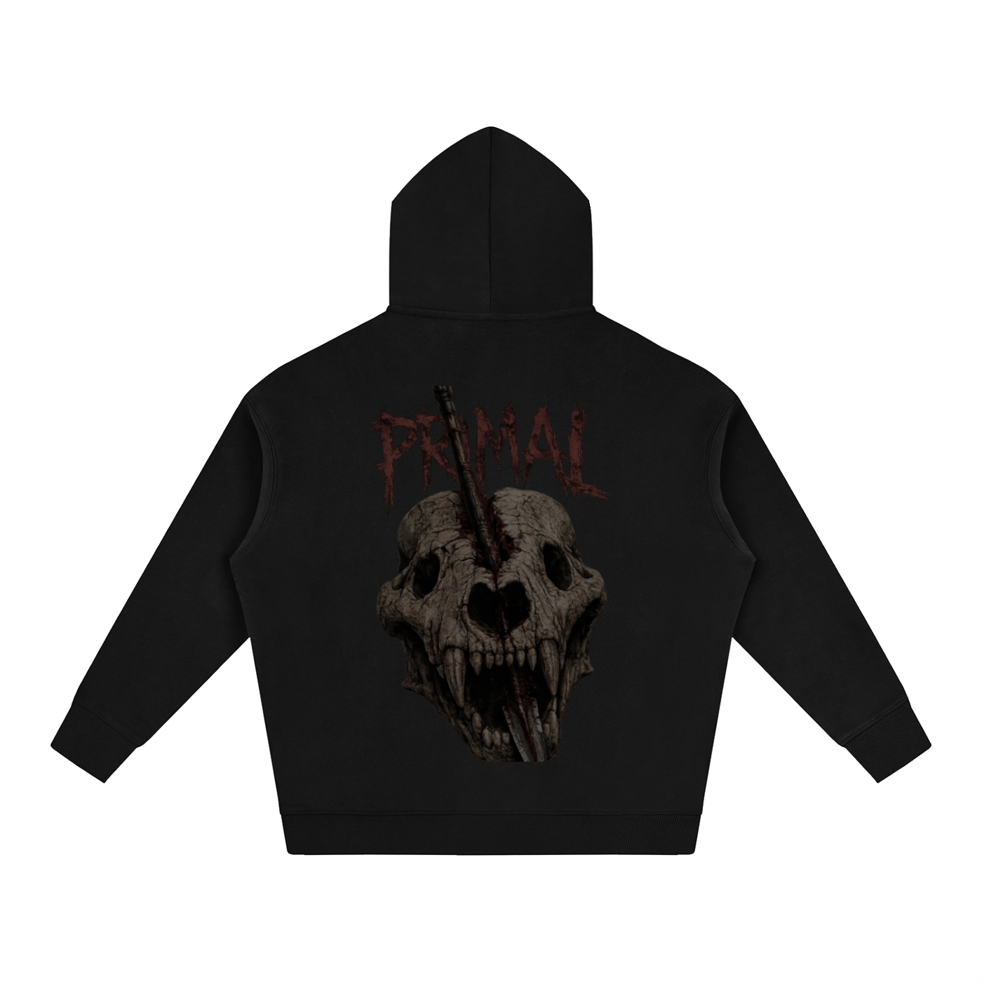 Primal Oversize Fleeced Hoodie