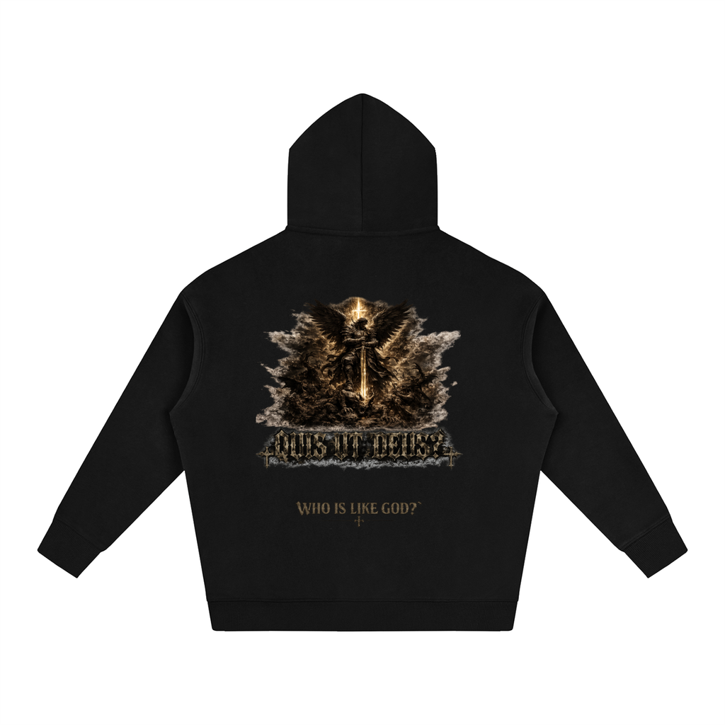 Who is like God Oversize Fleeced Hoodie
