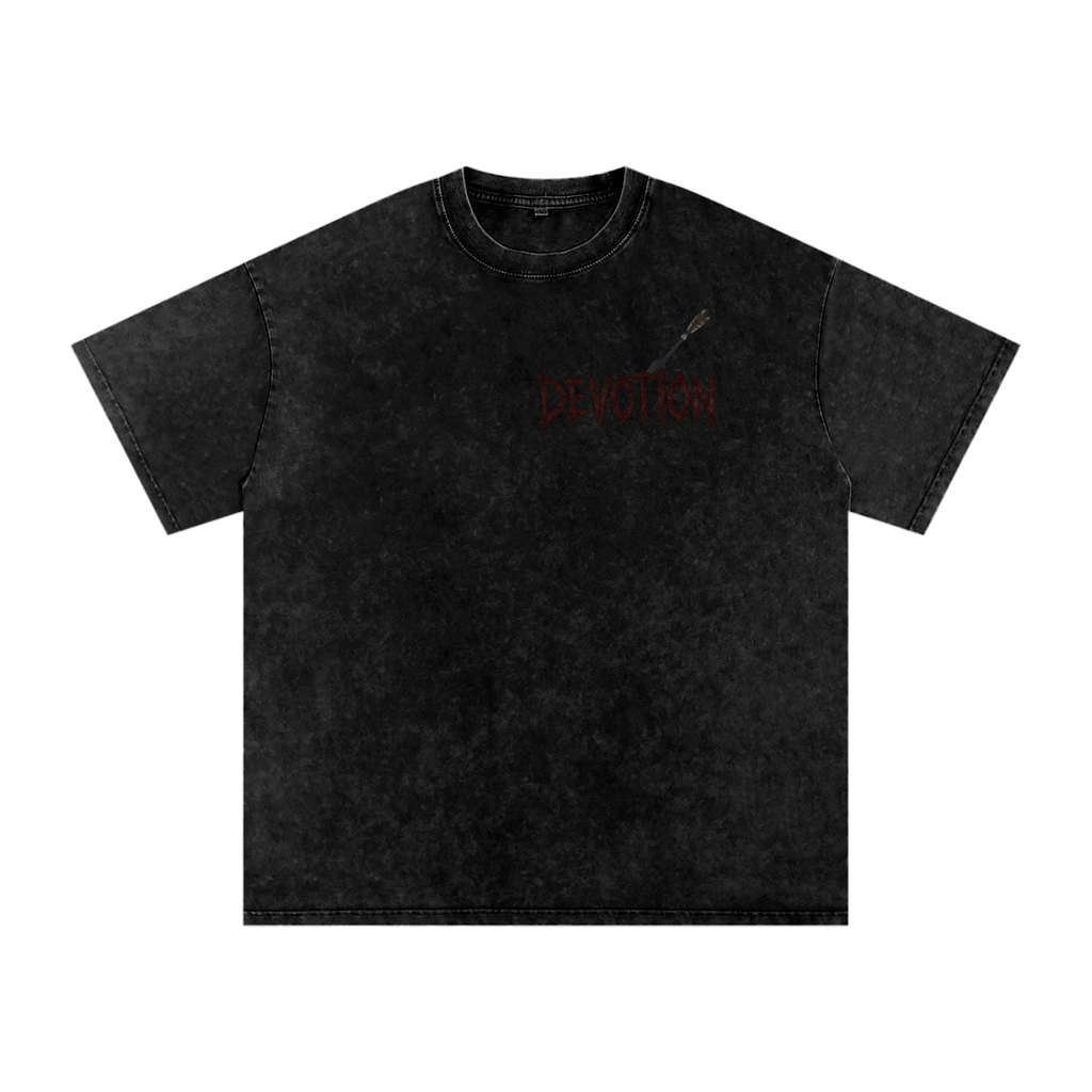 Primal Snow Washed Oversized Cotton T-Shirt