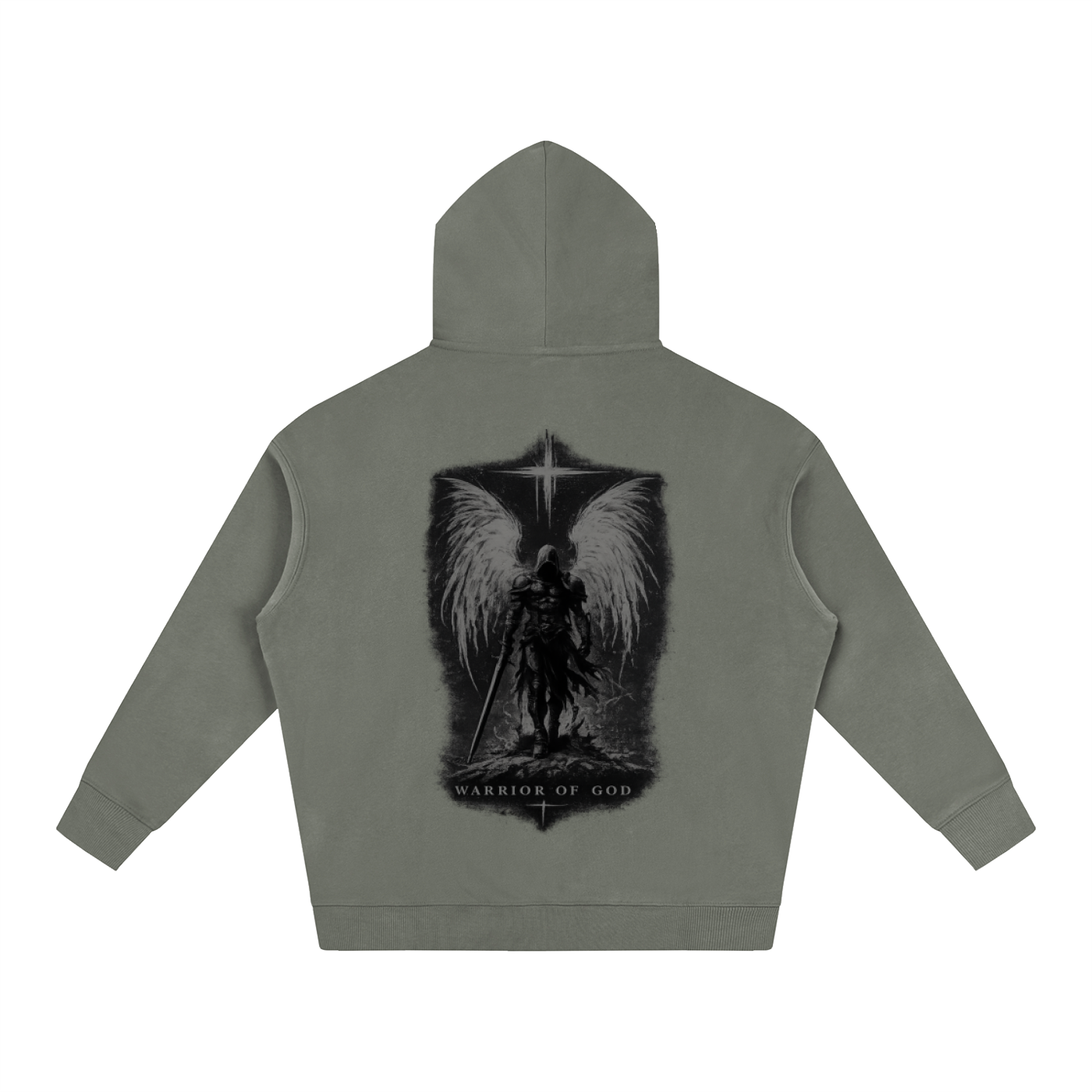 Warrior Oversize Fleeced Hoodie