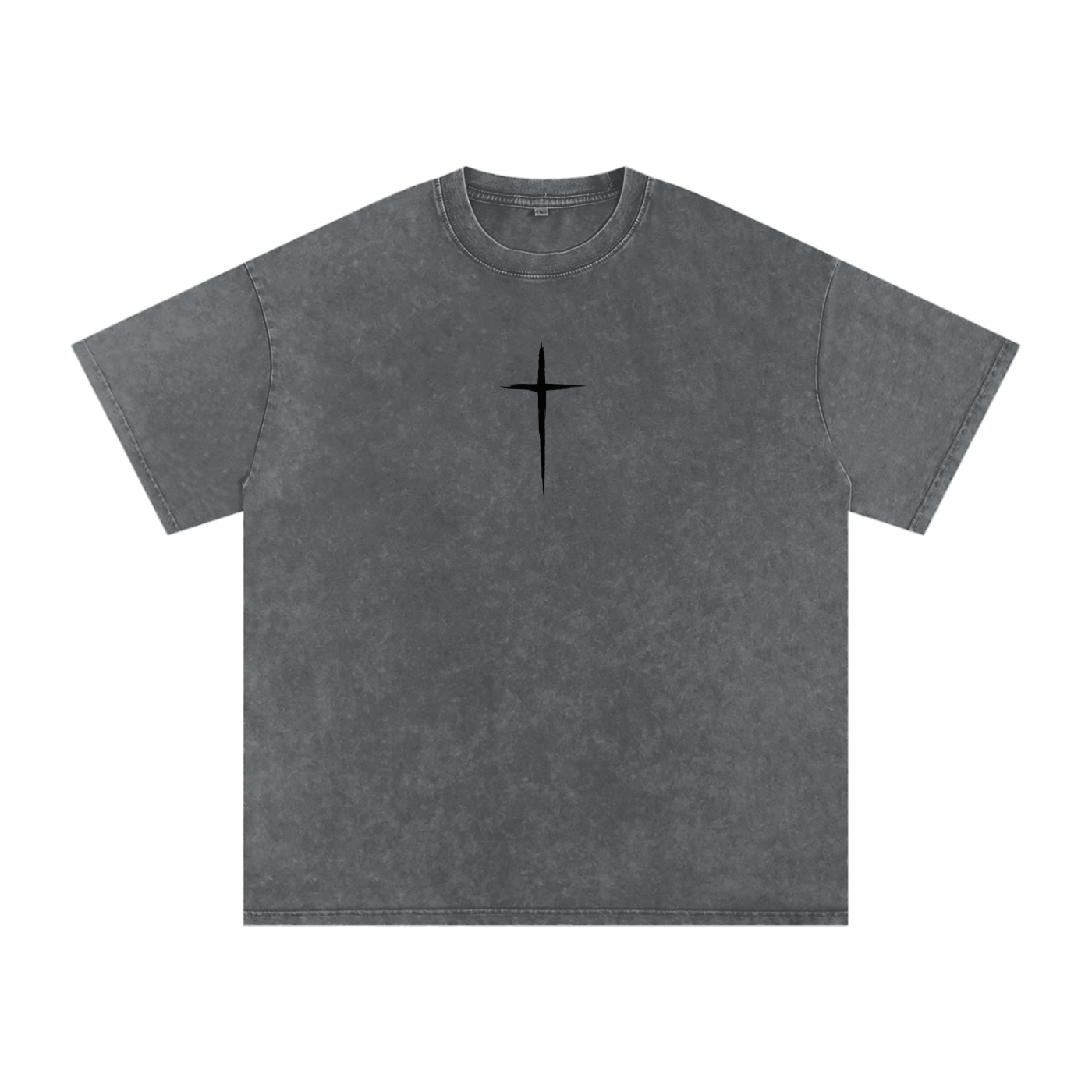 Warrior Snow Washed Oversized Cotton T-Shirt