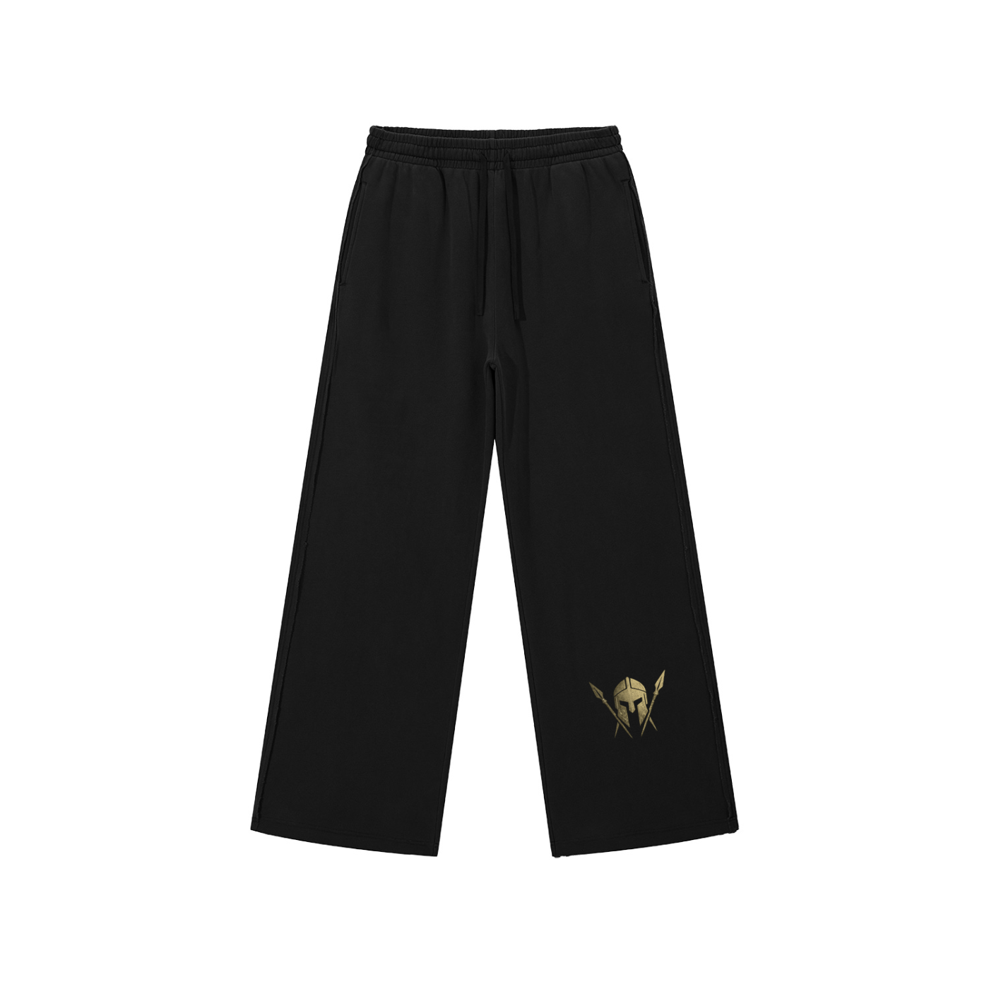 Greek Snow Washed Raw Edge Sweatpants